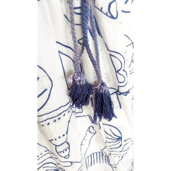 Gorman X Monika Forsberg Elephant Tea Party Midi Skirt Size 8 - Picture 7 of 12